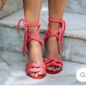 Modern Rush womens lace up heels